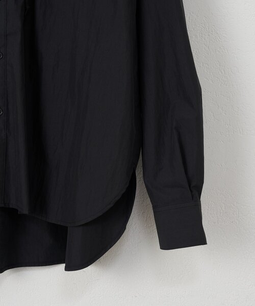 DISCOAT(ディスコート)の「【ユニセックス】ワッシャーナイロンフード付きシャツ(シャツ/ブラウス・レディース・ブラウン/オフホワイト/ブラック・FREE)」の11枚目の写真