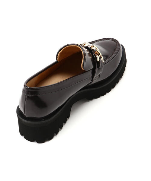 NATURAL BEAUTY BASIC（ナチュラルビューティーベーシック）の「◇ボリュームソールローファー（ローファー・レディース・ブラック/ダークブラウン・22.5cm/23.5cm/24.5cm）」の6枚目の写真