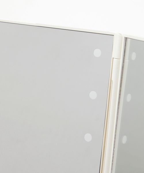 LAKOLE（ラコレ）の「LED三面スタンドミラー / 497470（手鏡/メイクミラー・レディース・アイボリー・FREE）」の15枚目の写真