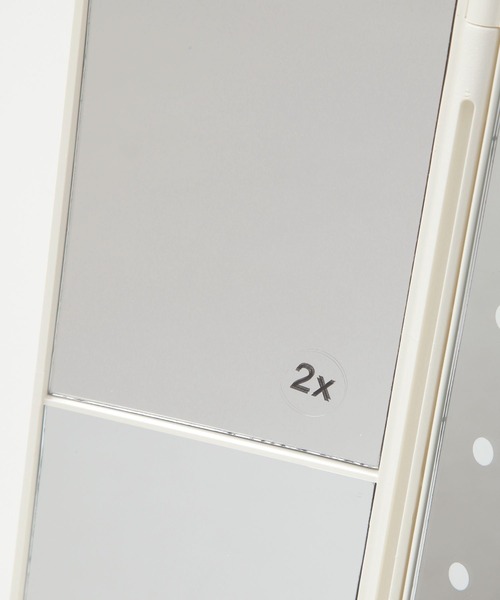 LAKOLE（ラコレ）の「LED三面スタンドミラー / 497470（手鏡/メイクミラー・レディース・アイボリー・FREE）」の17枚目の写真