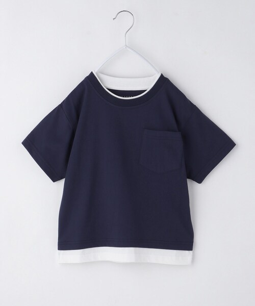 THE SHOP TK (ザ ショップ ティーケー )の「【110-160】レイヤード風半袖Tシャツ/洗濯機OK(Tシャツ/カットソー・キッズ・ブラック系4/ネイビー系4/ライトグレー系4/グリーン系その他5・11/12/13/14/15 /16)」の16枚目の写真