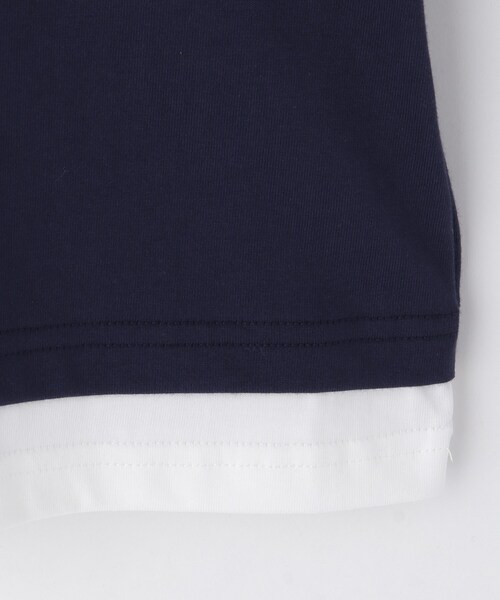 THE SHOP TK (ザ ショップ ティーケー )の「【110-160】レイヤード風半袖Tシャツ/洗濯機OK(Tシャツ/カットソー・キッズ・ブラック系4/ネイビー系4/ライトグレー系4/グリーン系その他5・11/12/13/14/15 /16)」の8枚目の写真