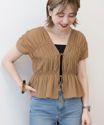 AMERICAN HOLIC | 【前後2WAY】フロントリボンブラウス(シャツ/ブラウス)