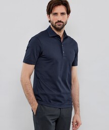 日本製 マッキントッシュ ロンドン 半袖 ボタンダウン ポロシャツ M ネイビー マッキントッシュ ロンドン MACKINTOSH LONDON ハニカム ニット