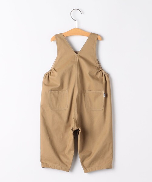 SHIPS（シップス）の「SHIPS KIDS:80～90cm / ベビー ツイル オーバーオール（ロンパース・キッズ・ネイビー/ベージュ・80/90）」の3枚目の写真