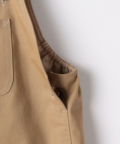 SHIPS（シップス）の「SHIPS KIDS:80～90cm / ベビー ツイル オーバーオール（ロンパース・キッズ・ネイビー/ベージュ・80/90）」の10枚目の写真