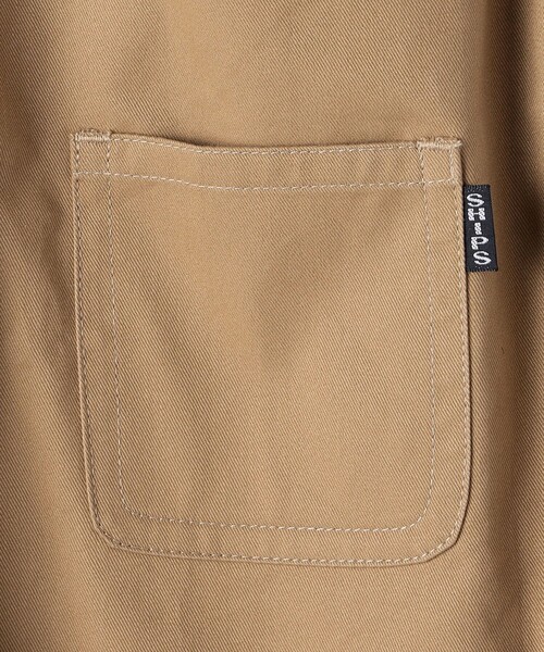 SHIPS（シップス）の「SHIPS KIDS:80～90cm / ベビー ツイル オーバーオール（ロンパース・キッズ・ネイビー/ベージュ・80/90）」の11枚目の写真