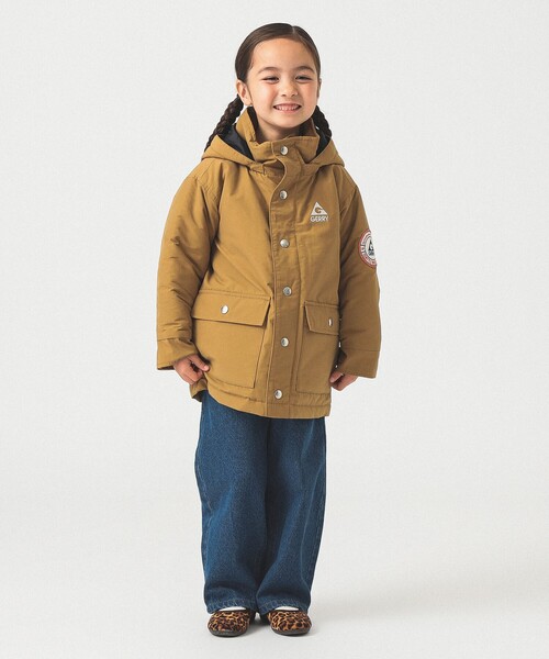 GERRY(ジェリー)の「【別注】GERRY / 中綿 マウンテン ブルゾン 2025FW(100~150cm)(ブルゾン・キッズ・キャメル/ダークグリーン・100/110/120/130/140/150)」の6枚目の写真