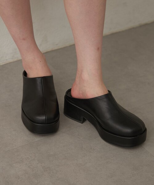 Omekashi（オメカシ）の「サボミュール（スリッポン・レディース・ボルドー/ブラック・36/37/38）」の4枚目の写真