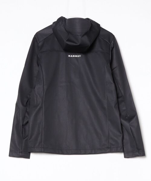 Mammut(マムート)の「アルティメイト 8 ソフトシェル フーデッド ジャケット アジアンフィット / Ultimate VIII SO Hooded Jacket AF Men(ブルゾン・メンズ・ブラック/ネイビー・X-LARGE/LARGE/MEDIUM/SMALL)」の3枚目の写真