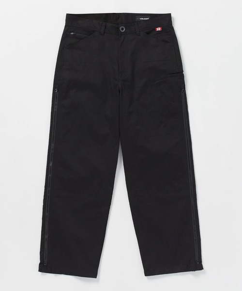 VOLCOM（ボルコム）の「【VOLCOM/ボルコム】 POVJ Bryan Iguchi Tds Pants /サイドジッパー付きマルチポケットチノパンツ（チノパンツ・メンズ・ブラック・34inch/36inch）」の9枚目の写真