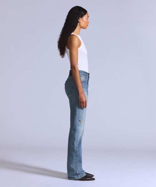 Levi's（リーバイス）の「Levi's/リーバイス BLUETAB(TM) PLANK ストレート ジーンズ MADE IN JAPAN（デニムパンツ・レディース・インディゴブルー・23inch/24inch/25inch/26inch/27inch/28inch）」の3枚目の写真