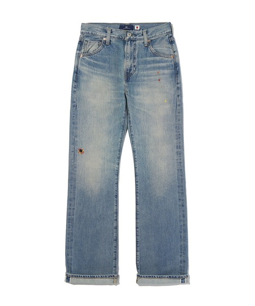 Levi's（リーバイス）の「Levi's/リーバイス BLUETAB(TM) PLANK ストレート ジーンズ MADE IN JAPAN（デニムパンツ・レディース・インディゴブルー・23inch/24inch/25inch/26inch/27inch/28inch）」の5枚目の写真