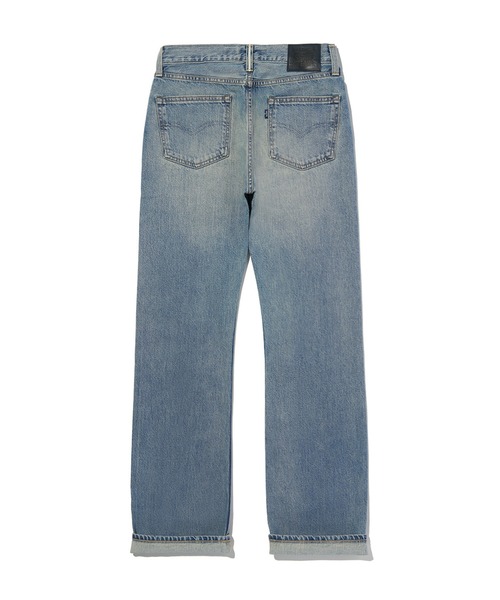 Levi's（リーバイス）の「Levi's/リーバイス BLUETAB(TM) PLANK ストレート ジーンズ MADE IN JAPAN（デニムパンツ・レディース・インディゴブルー・23inch/24inch/25inch/26inch/27inch/28inch）」の6枚目の写真