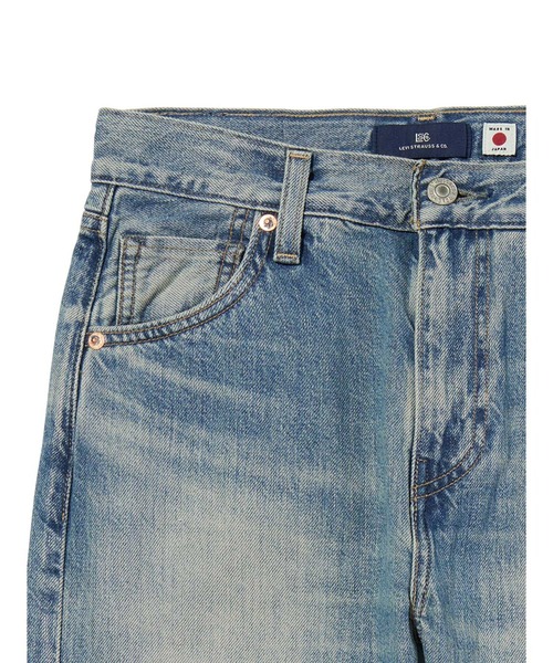 Levi's（リーバイス）の「Levi's/リーバイス BLUETAB(TM) PLANK ストレート ジーンズ MADE IN JAPAN（デニムパンツ・レディース・インディゴブルー・23inch/24inch/25inch/26inch/27inch/28inch）」の8枚目の写真