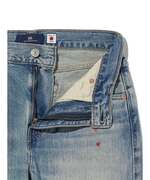 Levi's（リーバイス）の「Levi's/リーバイス BLUETAB(TM) PLANK ストレート ジーンズ MADE IN JAPAN（デニムパンツ・レディース・インディゴブルー・23inch/24inch/25inch/26inch/27inch/28inch）」の9枚目の写真