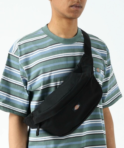 Dickies（ディッキーズ）の「ダックキャンバス ウエストバッグ（ボディバッグ/ウエストポーチ・メンズ・ブラック/サンドベージュ・FREE）」の10枚目の写真