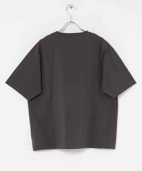 EKAL（エカル）の「『別注』La Hutte×EKAL　刺繍デザインTシャツ（Tシャツ/カットソー・レディース・オフホワイト/チャコールグレー・ONE）」の19枚目の写真