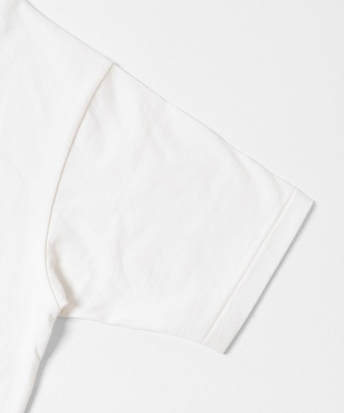 EKAL（エカル）の「『別注』La Hutte×EKAL　刺繍デザインTシャツ（Tシャツ/カットソー・レディース・オフホワイト/チャコールグレー・ONE）」の22枚目の写真