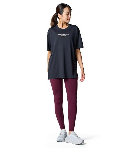 UNDER ARMOUR(アンダーアーマー)の「UAテック オーバーサイズド グラフィック Tシャツ(トレーニング/レディース)(Tシャツ/カットソー・レディース・ブラック・S/M/XL/L)」の3枚目の写真