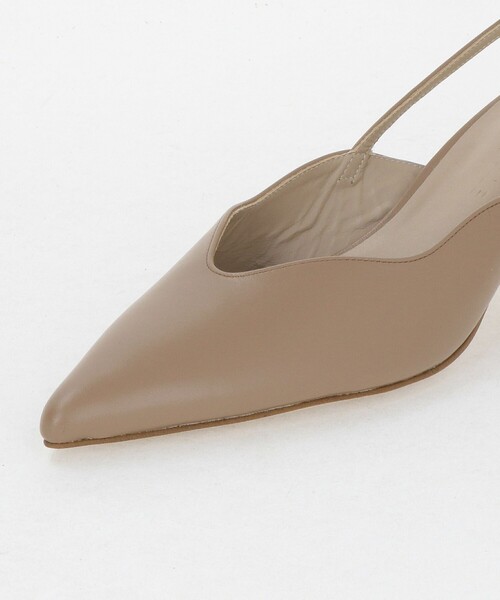 セール】ウェーブラインバックベルト パンプス45↑（パンプス