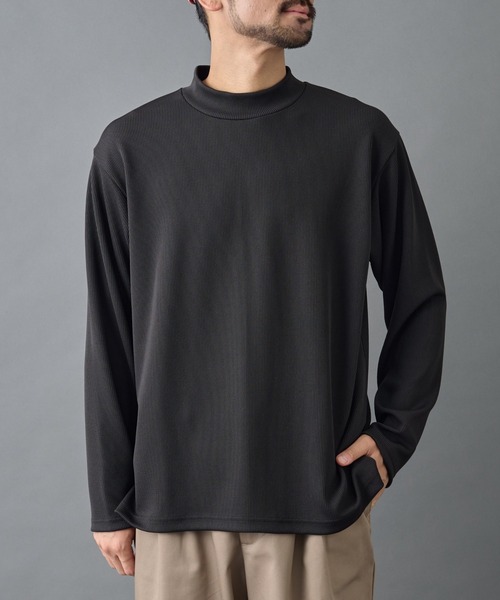 COLONY 2139（コロニートゥーワンスリーナイン）の「ドレープリブハイネック長袖T（Tシャツ/カットソー・メンズ・ホワイト/ブラック/グレー・MEDIUM/LARGE）」の12枚目の写真