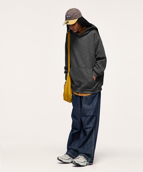 CLOSET(クローゼット)の「ベーシックプルパーカー(パーカー・メンズ・ブラック/ストーン/グリーン・X-LARGE/LARGE/MEDIUM)」の5枚目の写真