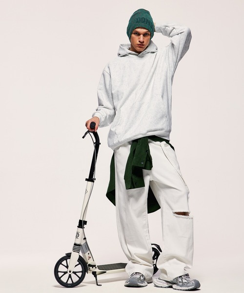 CLOSET(クローゼット)の「ベーシックプルパーカー(パーカー・メンズ・ブラック/ストーン/グリーン・X-LARGE/LARGE/MEDIUM)」の18枚目の写真