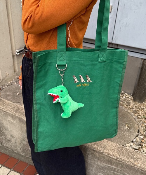 DOUBLE NAME（ダブルネーム）の「【m:rex】withFAN!!トートBAG（トートバッグ・レディース・ブルー/レッド/グリーン/ベージュ・FREE）」の3枚目の写真