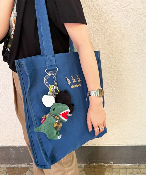 DOUBLE NAME（ダブルネーム）の「【m:rex】withFAN!!トートBAG（トートバッグ・レディース・ブルー/レッド/グリーン/ベージュ・FREE）」の11枚目の写真