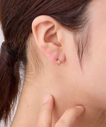 CALIN　STANDARD（カリンスタンダード）の「◆金属アレルギー対応◆◆made in japan◆【純金厚メッキ】　プレーン　極小ミニマル　ループフィットイヤリング（イヤリング）」