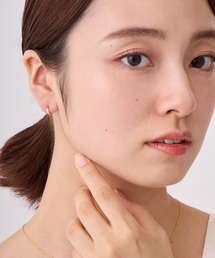 CALIN　STANDARD（カリンスタンダード）の「◆金属アレルギー対応◆◆made in japan◆【純金厚メッキ】　プレーン　極小ミニマル　ループフィットイヤリング（イヤリング）」