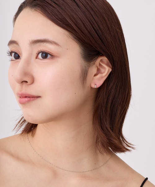 CALIN STANDARD(カリンスタンダード)の「◆金属アレルギー対応◆◆made in japan◆【純金厚メッキ】 プレーン 極小ミニマル ループフィットイヤリング(イヤリング・レディース・シルバー/ゴールド/ピンクゴールド・FREE)」の8枚目の写真
