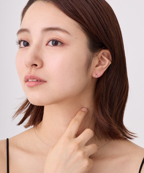 CALIN STANDARD(カリンスタンダード)の「◆金属アレルギー対応◆◆made in japan◆【純金厚メッキ】 プレーン 極小ミニマル ループフィットイヤリング(イヤリング・レディース・シルバー/ゴールド/ピンクゴールド・FREE)」の10枚目の写真