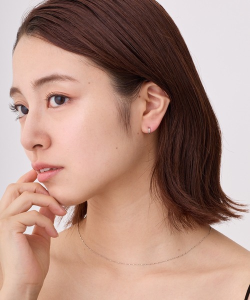 CALIN STANDARD(カリンスタンダード)の「◆金属アレルギー対応◆◆made in japan◆【純金厚メッキ】 プレーン 極小ミニマル ループフィットイヤリング(イヤリング・レディース・シルバー/ゴールド/ピンクゴールド・FREE)」の11枚目の写真