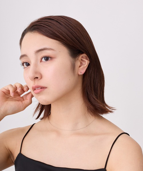 CALIN STANDARD(カリンスタンダード)の「◆金属アレルギー対応◆◆made in japan◆【純金厚メッキ】 プレーン 極小ミニマル ループフィットイヤリング(イヤリング・レディース・シルバー/ゴールド/ピンクゴールド・FREE)」の12枚目の写真