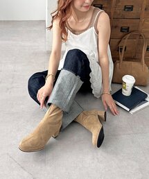 DISCOAT | ストレッチショートブーツ(ブーツ)