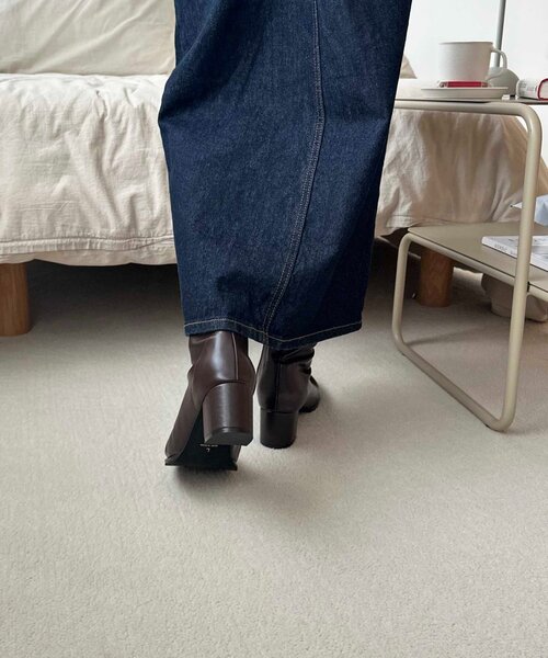 DISCOAT（ディスコート）の「ストレッチショートブーツ（ブーツ・レディース・ブラウン/ベージュ/ブラック・SMALL/MEDIUM/LARGE/X-LARGE）」の5枚目の写真