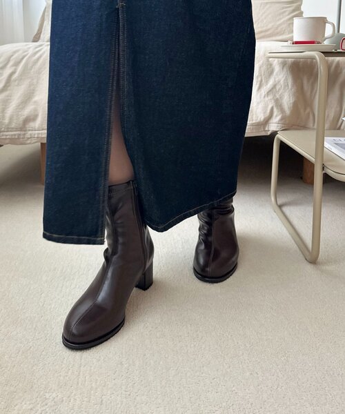DISCOAT（ディスコート）の「ストレッチショートブーツ（ブーツ・レディース・ブラウン/ベージュ/ブラック・SMALL/MEDIUM/LARGE/X-LARGE）」の6枚目の写真