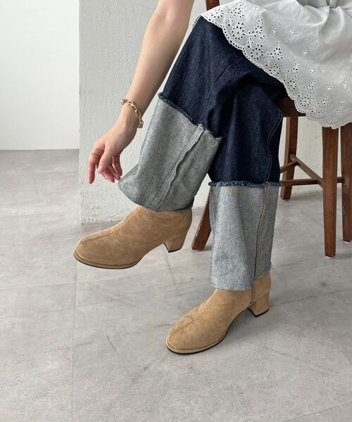 DISCOAT（ディスコート）の「ストレッチショートブーツ（ブーツ・レディース・ブラウン/ベージュ/ブラック・SMALL/MEDIUM/LARGE/X-LARGE）」の9枚目の写真