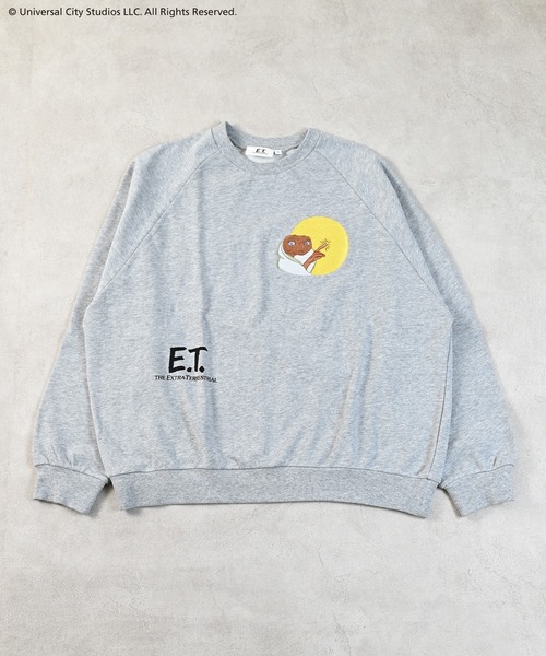 MARKEY'S(マーキーズ)の「【E.T.】別注トレーナー/おとな(スウェット・レディース・マルチ/杢グレー・160cm/180cm)」の2枚目の写真