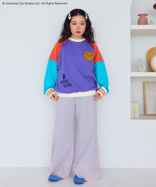 MARKEY'S(マーキーズ)の「【E.T.】別注トレーナー/おとな(スウェット・レディース・マルチ/杢グレー・160cm/180cm)」の4枚目の写真