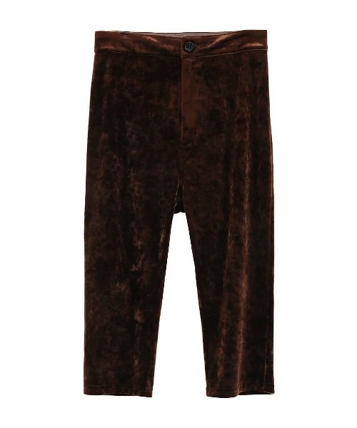 CLANE VELOUR CAPRI PANTS サイズ1 CLANE/クラネ/VELOUR CAPRI PANTS 【公式通販】