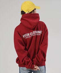 FFEIN(フェイン)の【FFEIN(フェイン)】ヘビーウエイトセンターミニロゴプルパーカー / パーカー 裏起毛 プルパーカー 刺繍 ロゴ フーディ(パーカー)