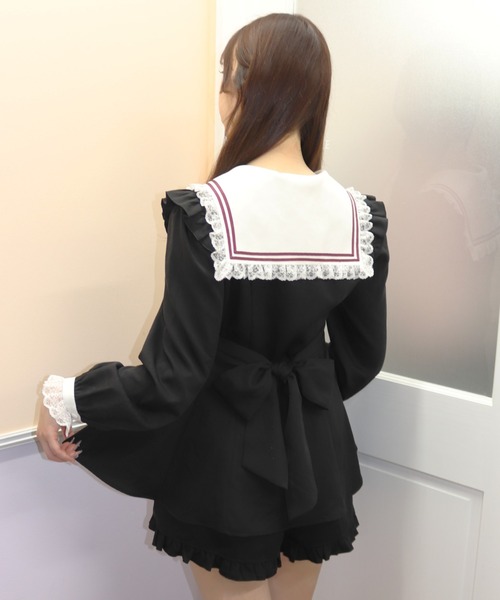 レースヨークセーラーカラーセットアップ（セットアップ）｜Secret