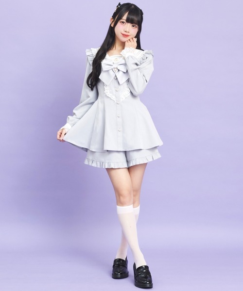レースヨークセーラーカラーセットアップ Secret Honey セール】レースヨークセーラーカラーセットアップ（セットアップ