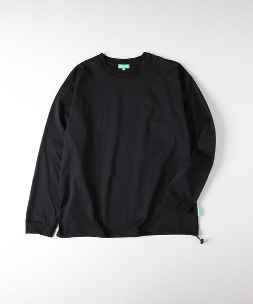 Right-on(ライトオン)の「Refurbish(リファービッシュ)【メンズ】【接触冷感】ペーパータッチ天竺ロングスリーブTシャツ(Tシャツ/カットソー・メンズ・ブラック/ホワイト・L/XL/M)」の21枚目の写真