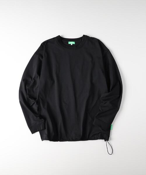 Right-on(ライトオン)の「Refurbish(リファービッシュ)【メンズ】【接触冷感】ペーパータッチ天竺ロングスリーブTシャツ(Tシャツ/カットソー・メンズ・ブラック/ホワイト・L/XL/M)」の20枚目の写真