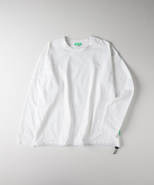Right-on(ライトオン)の「Refurbish(リファービッシュ)【メンズ】【接触冷感】ペーパータッチ天竺ロングスリーブTシャツ(Tシャツ/カットソー・メンズ・ブラック/ホワイト・L/XL/M)」の22枚目の写真