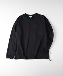 Refurbish(リファービッシュ)【メンズ】【接触冷感】ペーパータッチ天竺ロングスリーブTシャツ